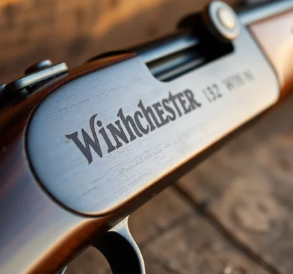 Hands loading a .32 WIN cartridge into a Winchester rifle, highlighting precise detail and historical appeal to enthusiasts of 32WIN firearms.