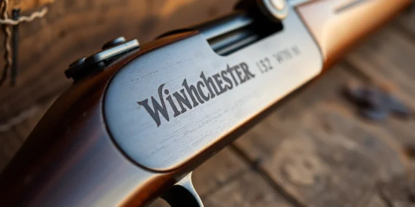 Hands loading a .32 WIN cartridge into a Winchester rifle, highlighting precise detail and historical appeal to enthusiasts of 32WIN firearms.