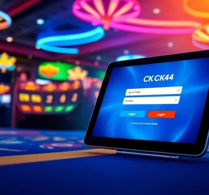 Effortless ck444 login on a sleek device engages users in vibrant online gaming environment with premium graphics.