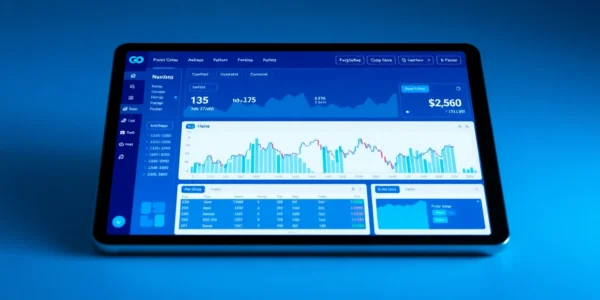 Interactive cryptocurrency trading dashboard showcasing aicoin官网 with live charts and alerts, designed for easy navigation and quick insights.