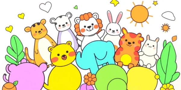 Bright and engaging free coloring pages featuring animals and educational themes for kids’ creative fun.