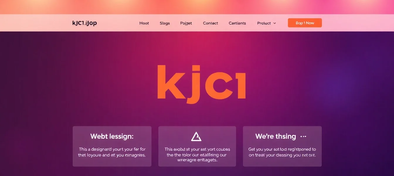 Homepage of https://kjc1.top/ showcasing a sleek, user-friendly interface designed to attract visitors and promote brand growth with clear navigation and engaging visuals.