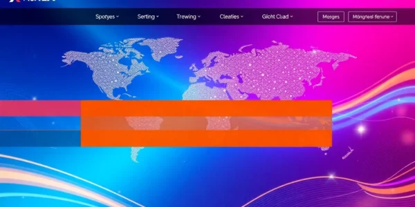 Hình ảnh thể hiện hệ sinh thái công nghệ và giải trí của Liên minh quốc tế KJC, kết nối toàn cầu và sáng tạo sáng rõ.