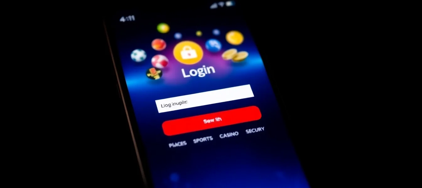 Secure Reddy Anna Login page on mobile device with sporting and casino graphics, guiding users to access betting securely and quickly.