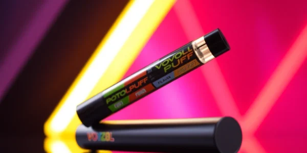 Vozol Puff disposable vape showing sleek design and flavor options, highlighting high puff capacity for smooth vaping experience.