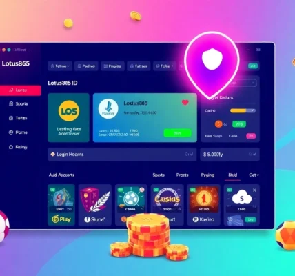 Seamless access to Lotus365 ID on a secure online betting platform showcasing sports and casino options for Indian users