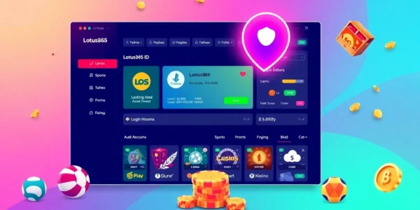 Seamless access to Lotus365 ID on a secure online betting platform showcasing sports and casino options for Indian users