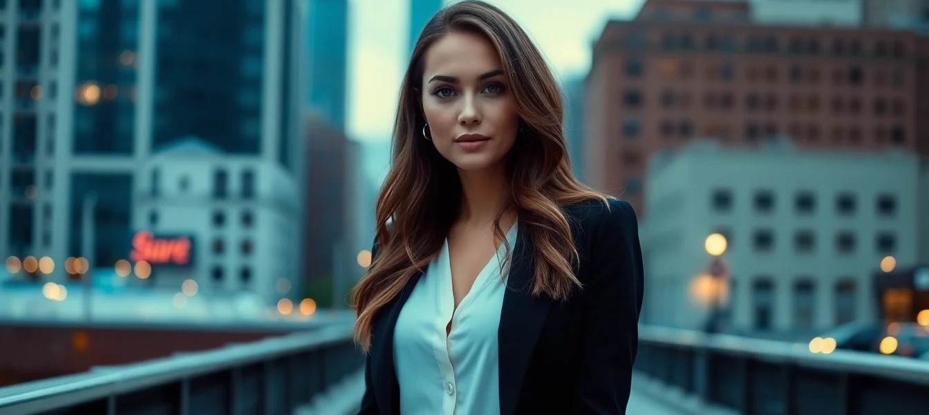 Professional profile showcasing confidence and style for high-end clients