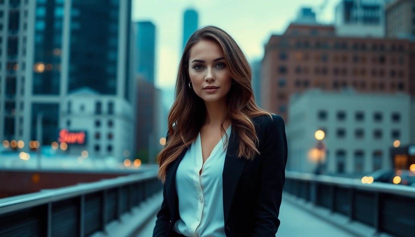 Professional profile showcasing confidence and style for high-end clients
