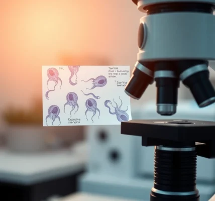 Detailed spermiogramma analysis in a clinical laboratory for male fertility assessment