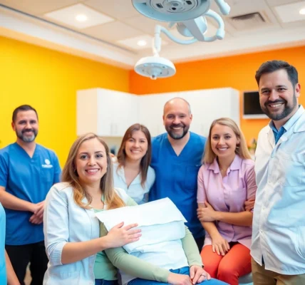 Ventura Bright Dental team offering friendly dental care in a welcoming modern clinic setting