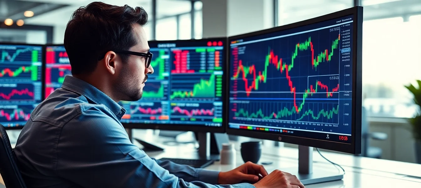 Trading view platform showcases detailed financial charts and analysis tools for traders and