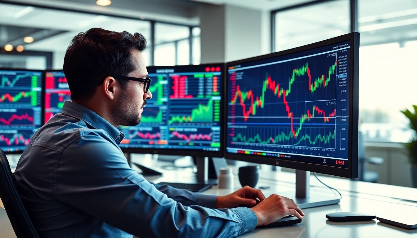 Trading view platform showcases detailed financial charts and analysis tools for traders and
